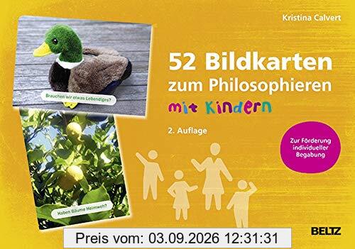 52 Bildkarten zum Philosophieren mit Kindern: Zur Förderung individueller Begabungen - Mit 52-seitigem Booklet (hochbegabung und pädagogische praxis)