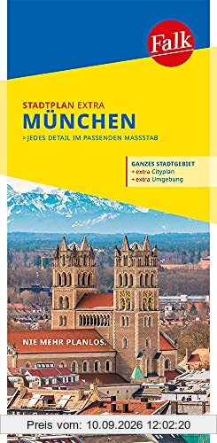 Falk Stadtplan Extra Standardfaltung München 1:20 000 (Falk Stadtplan Extra Standardfaltung - Deutschland)