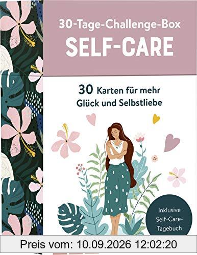 30-Tage-Challenge-Box Self Care: 30 Karten für mehr Glück und Selbstliebe