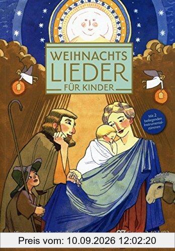 Weihnachtslieder für Kinder, Klavier- und Musizierband, m. beiliegender Melodie- u. Bassstimme