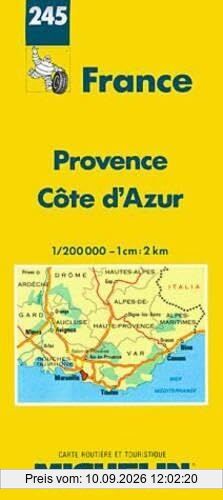 Michelin Provence Cote D'Azur France (Michelin Maps)