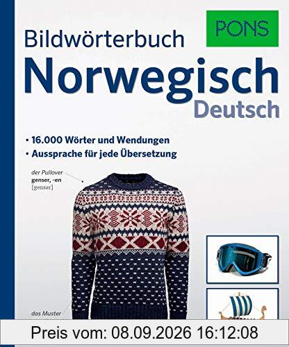 PONS Bildwörterbuch Norwegisch: 16.000 Wörter und Wendungen. Aussprache für jede Übersetzung.