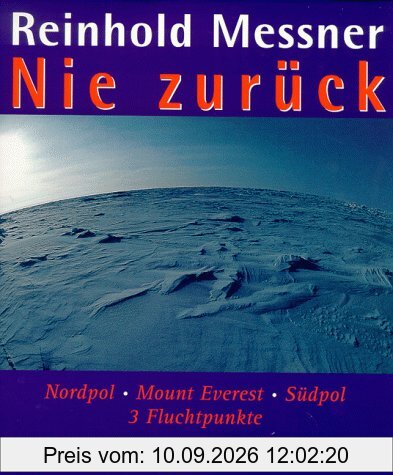 Nie zurück. Nordpol, Mount Everest, Südpol, 3 Fluchtpunkte