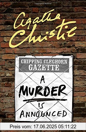Binding : Taschenbuch, Label : Harper Collins Publ. UK, Publisher : Harper Collins Publ. UK, medium : Taschenbuch, numberOfPages : 320, publicationDate : 2016-12-29, authors : Agatha Christie, languages : english, ISBN : 0008196559