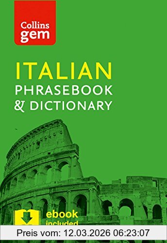 Collins Dictionaries Collins Italian Phrasebook And Dictionary Gem Edition (Collins Gem)