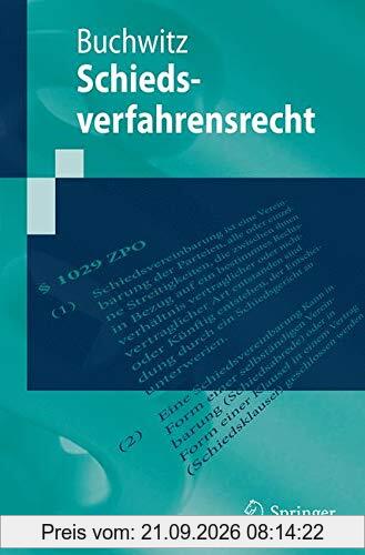 Schiedsverfahrensrecht (Springer-Lehrbuch)