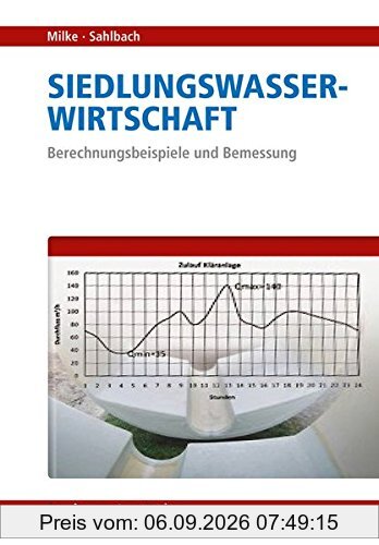 Siedlungswasserwirtschaft: Bemessung und Berechnungsbeispiele