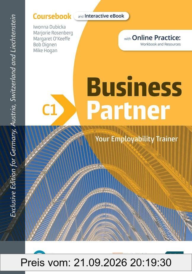 Business Partner C1 DACH Coursebook & Standard MEL & DACH Reader+ eBook Pack