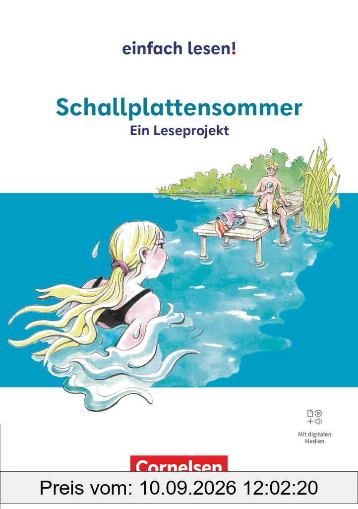 Einfach lesen! - Leseprojekte - Leseförderung ab Klasse 5 - Ausgabe ab 2024: Schallplattensommer - Ein Leseprojekt nach dem gleichnamigen Jugendbuch ... - Arbeitsbuch mit Lösungen - Mit Audios