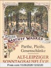 Alt-Leipziger Sonntagsausflüge, Bd.2, Parthe, Pleiße, Gosenschänke