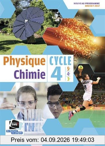 Physique chimie cycle 4, 5e, 4e, 3e : nouveau programme, brevet 2017