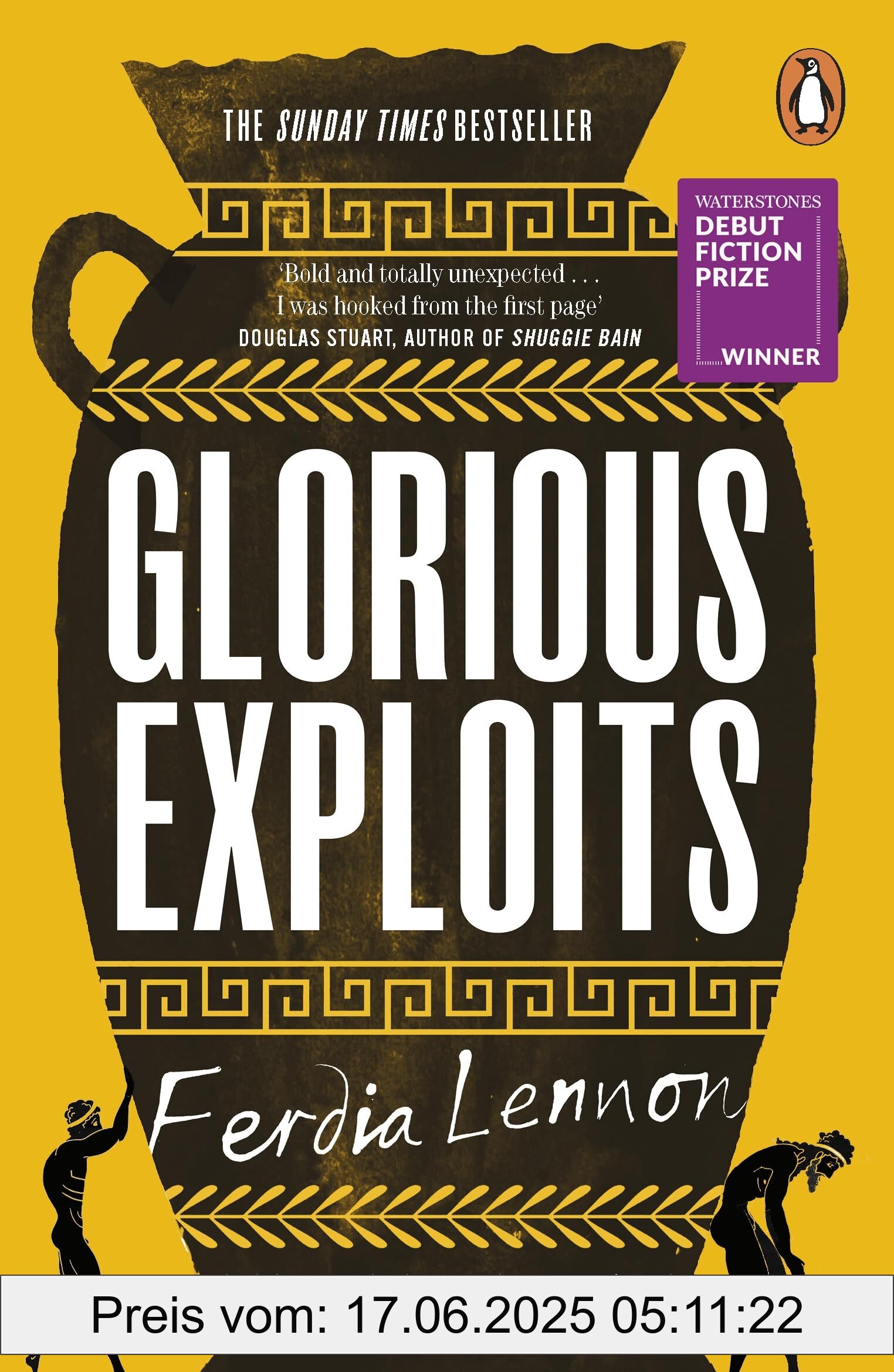 Binding : paperback, Edition : 1, Label : Glorious Exploits : A bold and funny Sunday Times bestselling debut novel set in Ancient Sicily, medium : paperback, numberOfPages : 304, publicationDate : 2025-01-23, releaseDate : 2025-01-23, languages : english, ISBN : 024199800X
