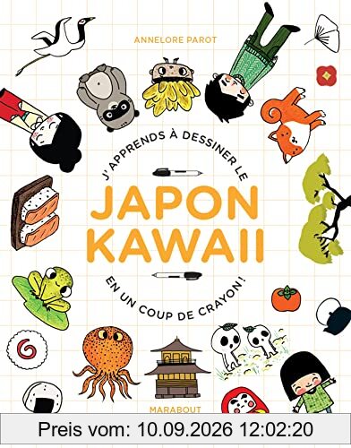 J'apprends à dessiner le Japon kawaii en un coup de crayon !