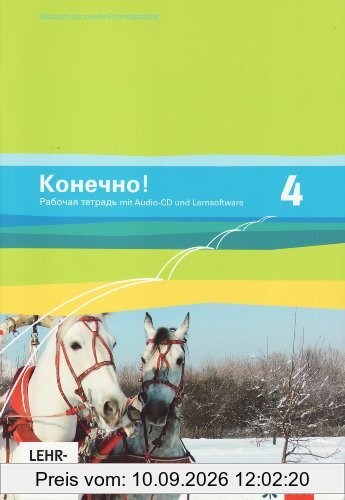 Konetschno!. Russisch als 2. Fremdsprache / Arbeitsheft mit Audio-CD und Lernsoftware zum Download