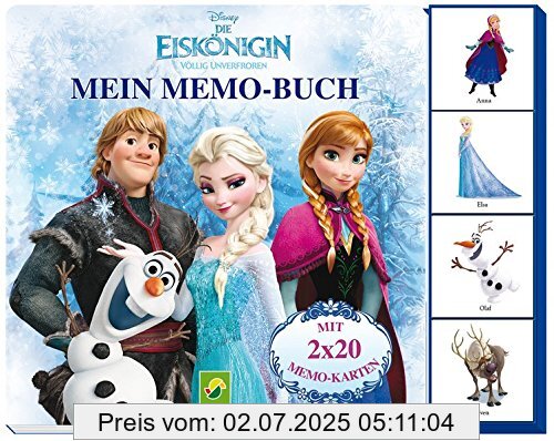 Die Buchhandlung in Oelde hat das Buch Mein Memo-Buch - Die Eiskönigin: Mit 2 x 20 Memo-Karten!