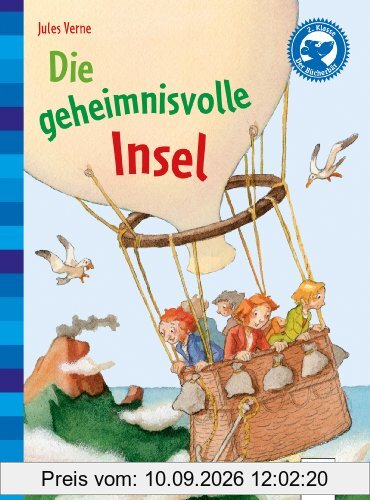 Die geheimnisvolle Insel: Der Bücherbär: Klassiker für Erstleser