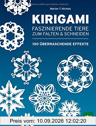 Kirigami: Faszinierende Tiere zum Falten & Schneiden