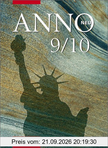 ANNO neu - Ausgabe 2008 für Gymnasien in Mecklenburg-Vorpommern und Bremen: Schülerband 9 / 10