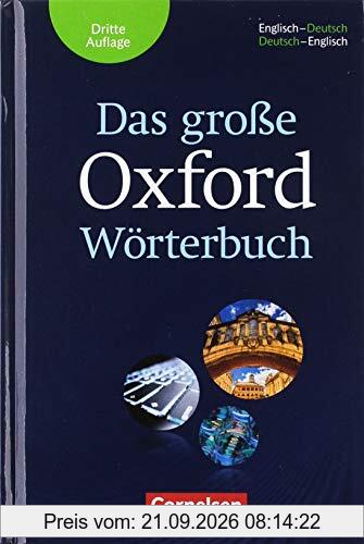 Das große Oxford Wörterbuch - Third Edition: Wörterbuch mit beigelegtem Exam Trainer: Englisch-Deutsch/Deutsch-Englisch (Das Grosse Oxford …