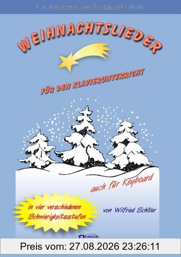 Weihnachtslieder für den Klavierunterricht
