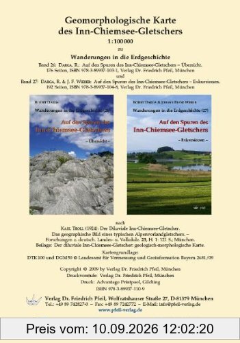Geomorphologische Karte des Inn-Chiemsee-Gletschers 1 : 100000 (Wanderungen in die Erdgeschichte)