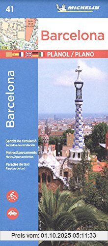 Michelin Barcelona Map No. 41: City Plans (Planos Michelin)