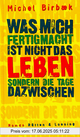 Binding : Gebundene Ausgabe, Edition : 2. Aufl., Label : Rütten & Loening, Publisher : Rütten & Loening, medium : Gebundene Ausgabe, numberOfPages : 219, publicationDate : 1997-01-01, authors : Michel Birbæk, languages : german, ISBN : 3352005311