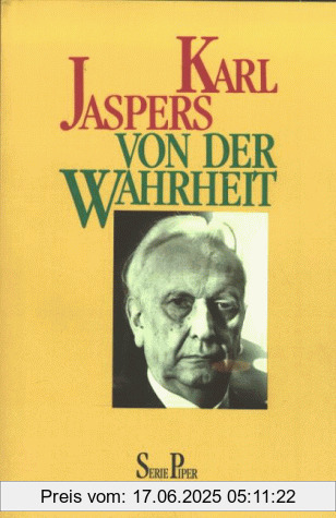 Binding : Broschiert, Label : Piper, Publisher : Piper, medium : Broschiert, numberOfPages : 1102, publicationDate : 2001-08-01, authors : Karl Jaspers, languages : german, ISBN : 3492110010
