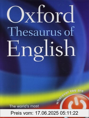 Binding : Gebundene Ausgabe, Edition : 3rd edition., Label : Oxford University Press, Publisher : Oxford University Press, medium : Gebundene Ausgabe, numberOfPages : 988, publicationDate : 2009-08-13, authors : Oxford Dictionaries, languages : english, ISBN : 0199560811