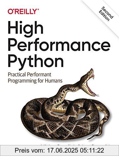 Binding : Taschenbuch, Edition : 2., Label : O'Reilly UK Ltd., Publisher : O'Reilly UK Ltd., medium : Taschenbuch, numberOfPages : 444, publicationDate : 2020-05-19, authors : Micha Gorelick, Ian Ozsvald, ISBN : 1492055026