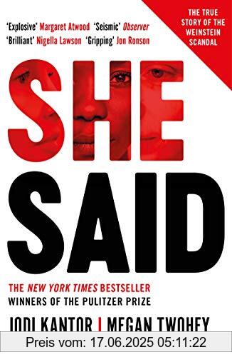 Binding : Taschenbuch, Label : Bloomsbury Publishing, Publisher : Bloomsbury Publishing, medium : Taschenbuch, numberOfPages : 320, publicationDate : 2020-06-30, releaseDate : 2020-06-30, authors : Jodi Kantor, Megan Twohey, ISBN : 1526603268