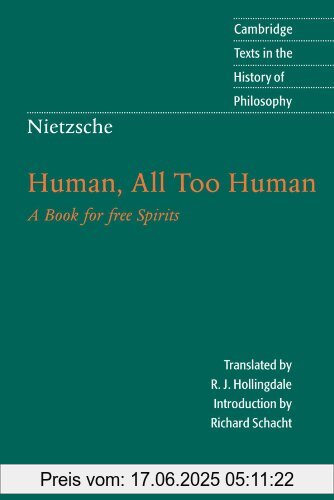 Binding : Taschenbuch, Edition : 2, Label : Cambridge University Press, Publisher : Cambridge University Press, NumberOfItems : 1, PackageQuantity : 1, medium : Taschenbuch, numberOfPages : 430, publicationDate : 1996-11-07, authors : Friedrich Nietzsche, translators : Hollingdale, R. J., ISBN : 0521567041