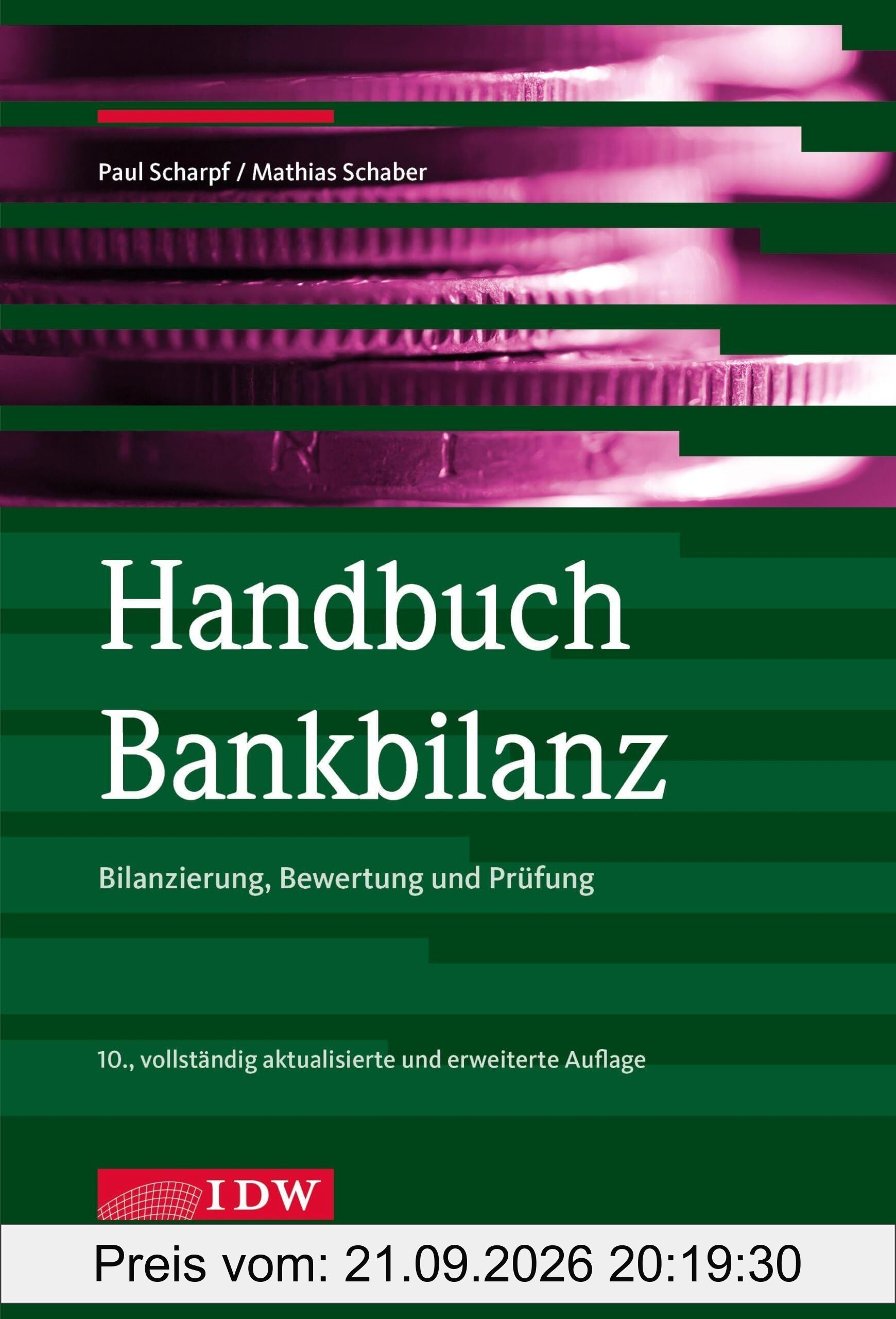 Handbuch Bankbilanz, 10. Auflage