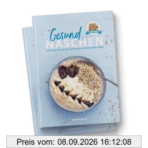 DATTELBÄR Gesund Naschen Rezeptbuch - Über 50 zuckerfreie und vegane Rezepte für Süßspeisen - Rohkost & Glutenfrei - Inspirierende Interviews - Dein Einstieg in ein gesundes und glückliches Leben