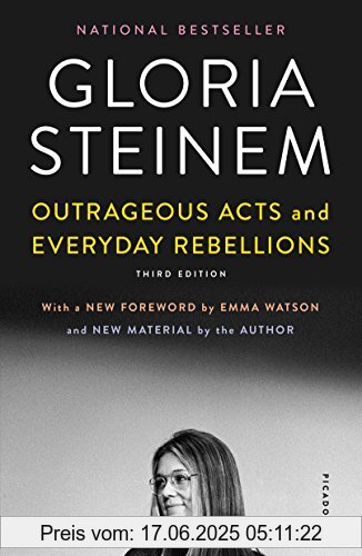 Binding : Taschenbuch, Edition : 003, Label : PICADOR, Publisher : PICADOR, NumberOfItems : 1, PackageQuantity : 1, medium : Taschenbuch, numberOfPages : 448, publicationDate : 2019-02-12, releaseDate : 2019-02-12, authors : Gloria Steinem, ISBN : 1250204860