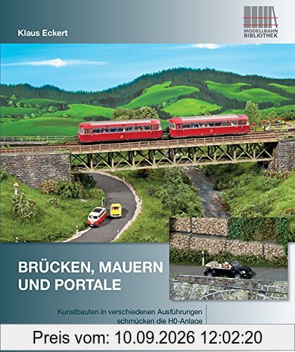 Brücken, Mauern und Portale: Kunstbauten in verschiedenen Ausführungen schmücken die H0-Anlage