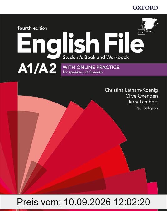 English File 4th Edition A1/A2. Student's Book and Workbook with Key Pack (English File Fourth Edition)