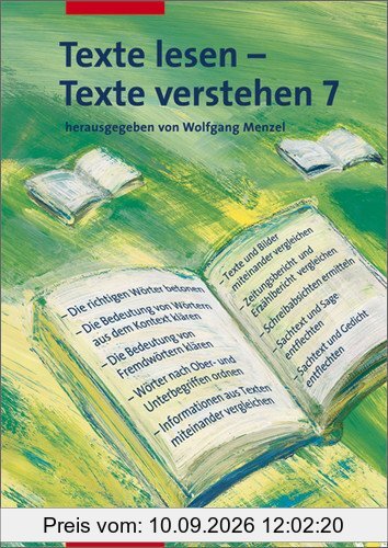 Deutsch Lernhilfen - Sekundarstufe I: Texte lesen - Texte verstehen: Arbeitsheft 7