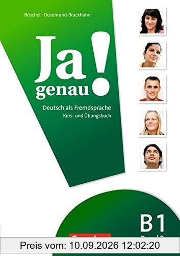 Ja genau!: B1: Band 2 - Kurs- und Übungsbuch mit Lösungsbeileger und Audio-CD