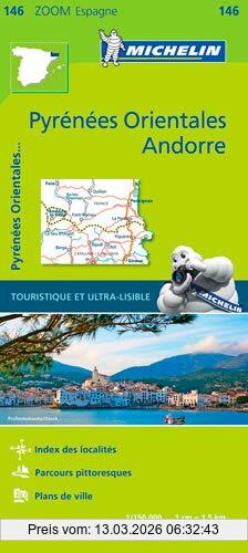 Pireneos Orientales 11146 Carte Zoom Michelin Kaar