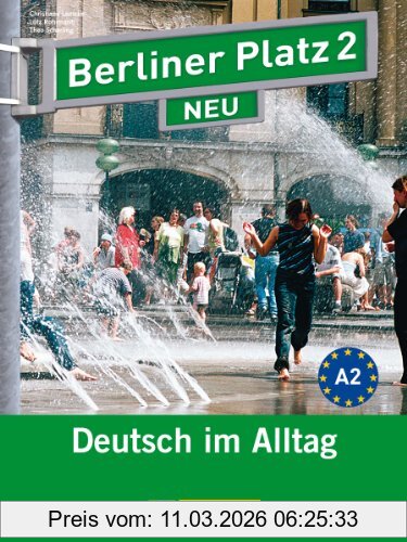 Christiane Lemcke Berliner Platz 2 Neu - Lehr- Und Arbeitsbuch 2 Mit 2 Audio-CDs, Deutsch Im Alltag