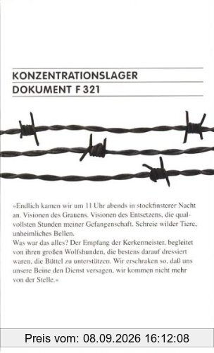 Konzentrationslager Dokument F 321 für den Internationalen Militärgerichtshof Nürnberg