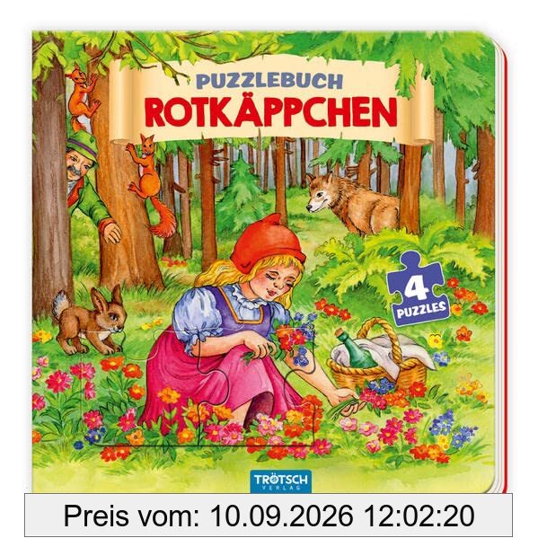 Trötsch Pappenbuch Puzzlebuch Rotkäppchen: Beschäftigungsbuch Entdeckerbuch Puzzlebuch