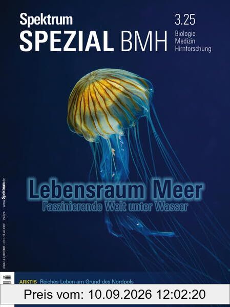 Spektrum Spezial BMH 3/2025 - Lebensraum Meer: Faszinierende Welt unter Wasser (Spektrum Spezial - Biologie, Medizin, Hirnforschung)