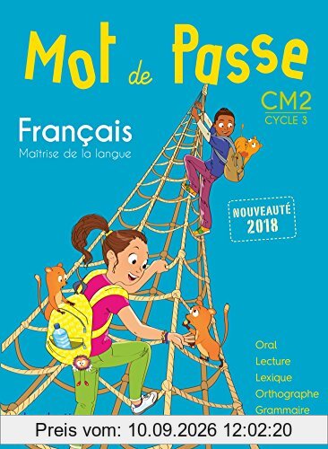 Mot de passe, français maîtrise de la langue CM2, cycle 3