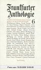 Frankfurter Anthologie. Gedichte und Interpretationen: Frankfurter Anthologie, Bd.6