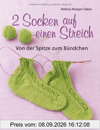 2 Socken auf einen Streich - von der Spitze zum Bündchen