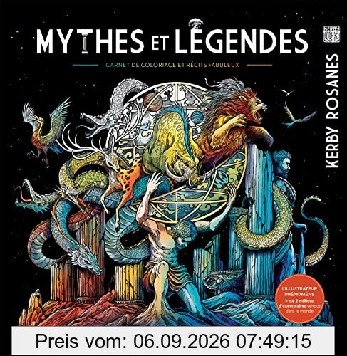 Mythes et légendes : carnet de coloriage