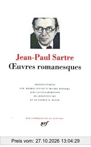 Oeuvres romanesques de Jean-Paul Sartre