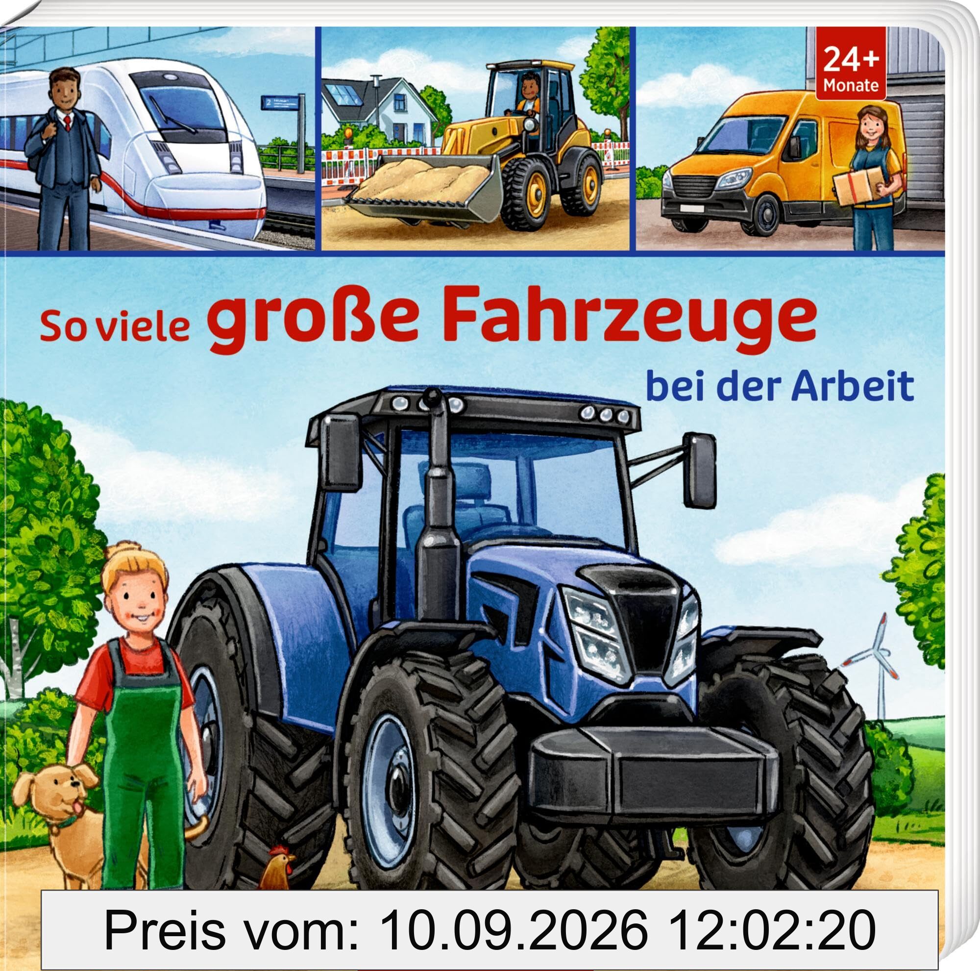 So viele große Fahrzeuge bei der Arbeit